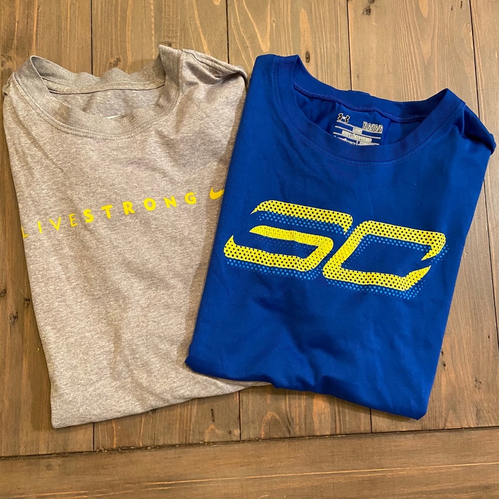 2 Youth Tshirts - size large
